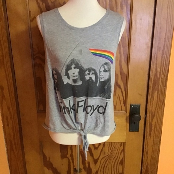 Wetseal Pink Floyd Cropped Belly Top - Picture 9 of 11